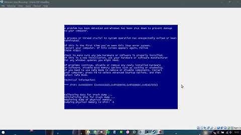Windows Vista - Windows 2000 has BSOD (reupload)