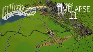 Creating a RCT 3 Park / Pt. 11 Transportation - Timelapse