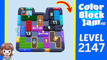 Color Block Jam Level 1223 (2147) Solution Walkthrough