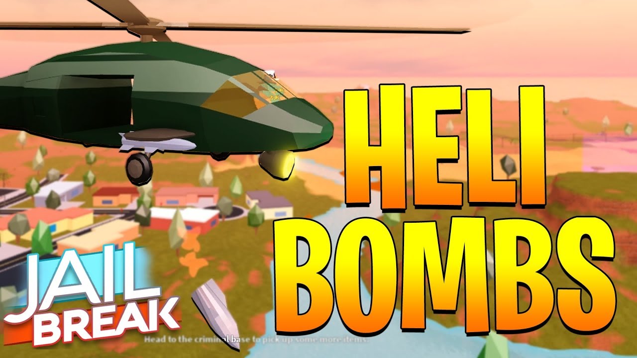 New Helicopter Bombs Update In Jailbreak Full Review Roblox Youtube - roblox jailbreak 99 new missiles update for military helicopter
