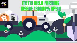 PASSIVE YIELD FARMING ON METIS: INSANE 130000% APY!!!!