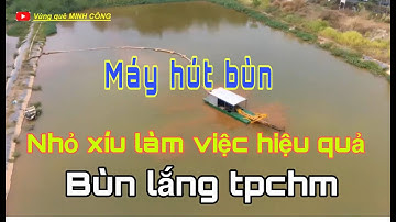 CẬN CẢNH lắp ráp ống vận hành máy bơm bùn trong hồ sài gòn |vùng quê MINH CÔNG