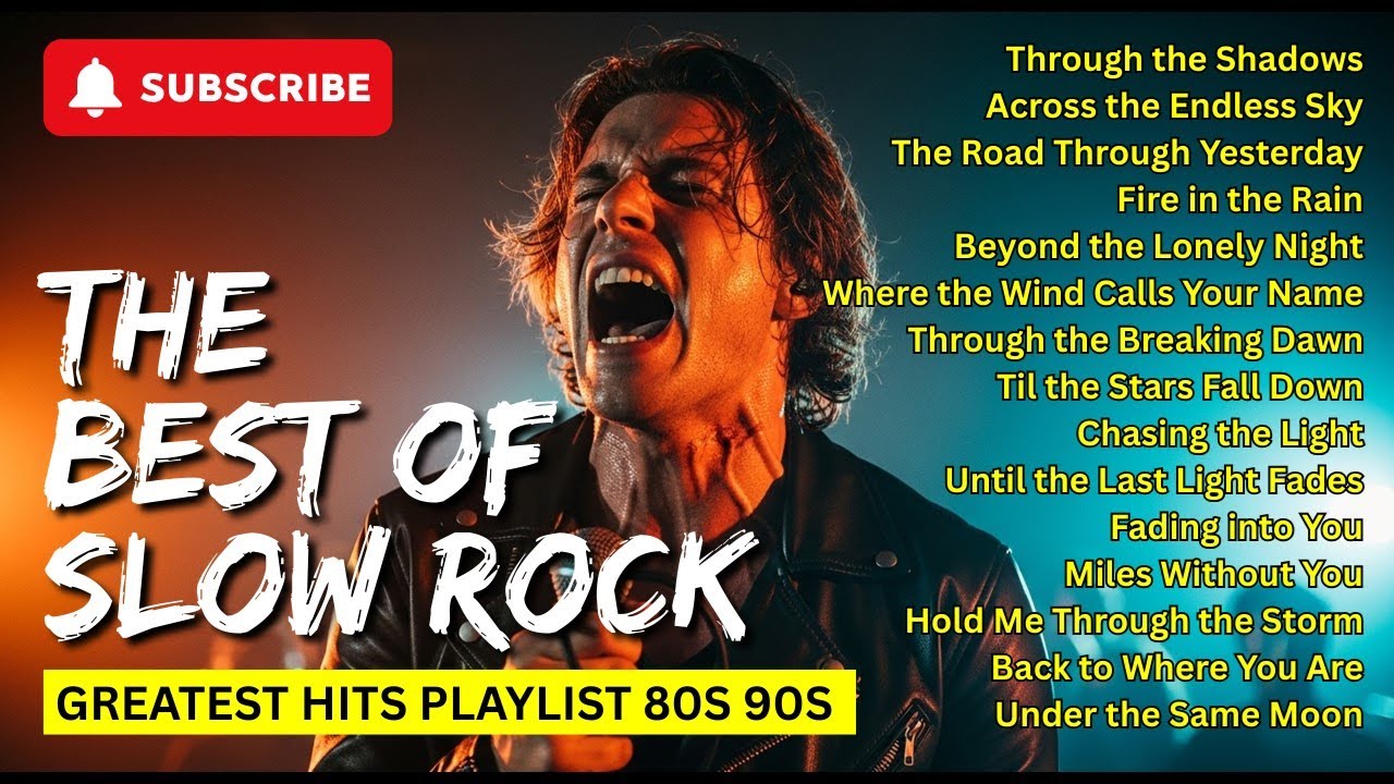 Top 15 Slow Rock Classics | Romantic Ballads That Crush Your Heart