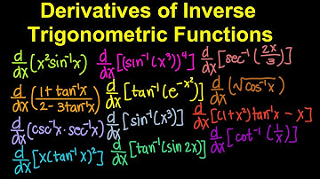 Derivatives of Inverse Trigonometric Functions (Live Stream)
