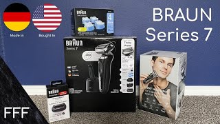 Braun Series 7 Electric Razor Unboxing & Review. Fff