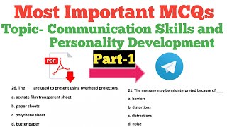 communication and personality development MCQs screenshot 5