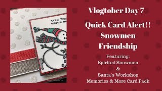 Stampin Up Spirited Snowmen