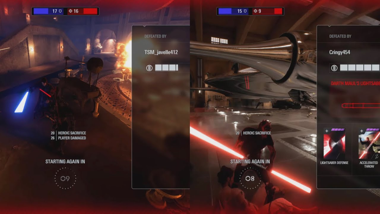 2 toxic players rage quit as I carry my noobs|Battlefront 2 HVV 