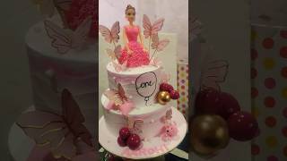 Barbie doll cake #youtubeshorts #cake #viral #cakedesign #cakedecorating #shortvideo #barbiedollcake