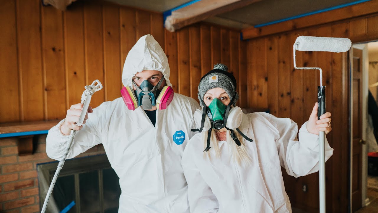 Как правильно покрасить деревянные панели — Преображение гостиной