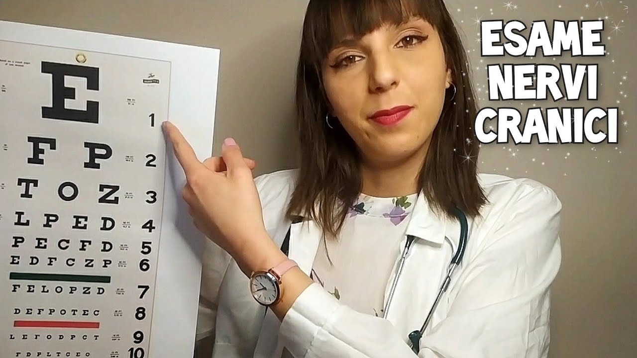 (ASMR) L'esame dei NERVI CRANICI 🩺👩🏻‍⚕️che ti farà ADDORMENTARE 😴 Ti SFIDO a non dormire-SOFT SPOKEN