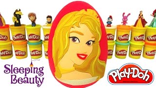 Ovo Surpresa Gigante da Bela Adormecida Aurora em Português Brasil de Massinha Play Doh