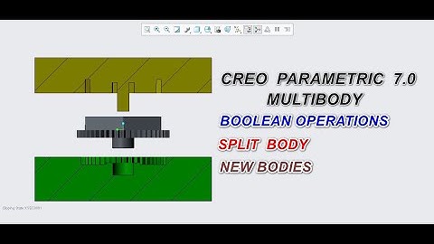 HOW TO USE MULTIBODY OPTION IN CREO FOR MOULD DESIGN