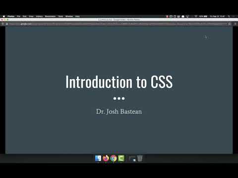 Full Stack Web Developer Course: 2_1 - Intro to CSS