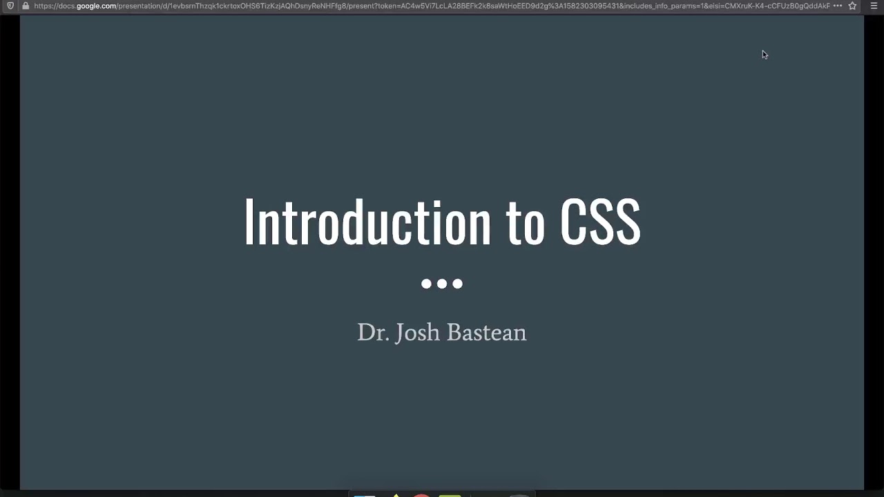 Full Stack Web Developer Course: 2_1 - Intro to CSS - YouTube