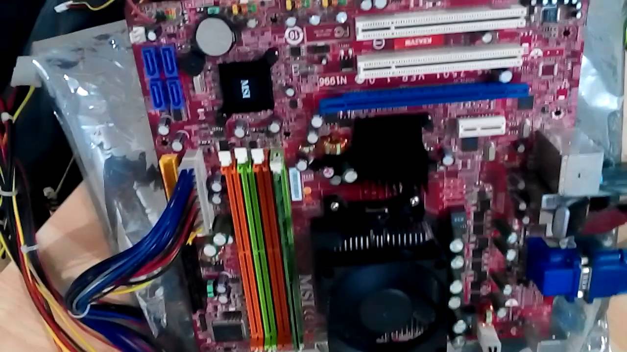 Athlon 64 X2 3800 Booting Linux With 22 Benq Youtube