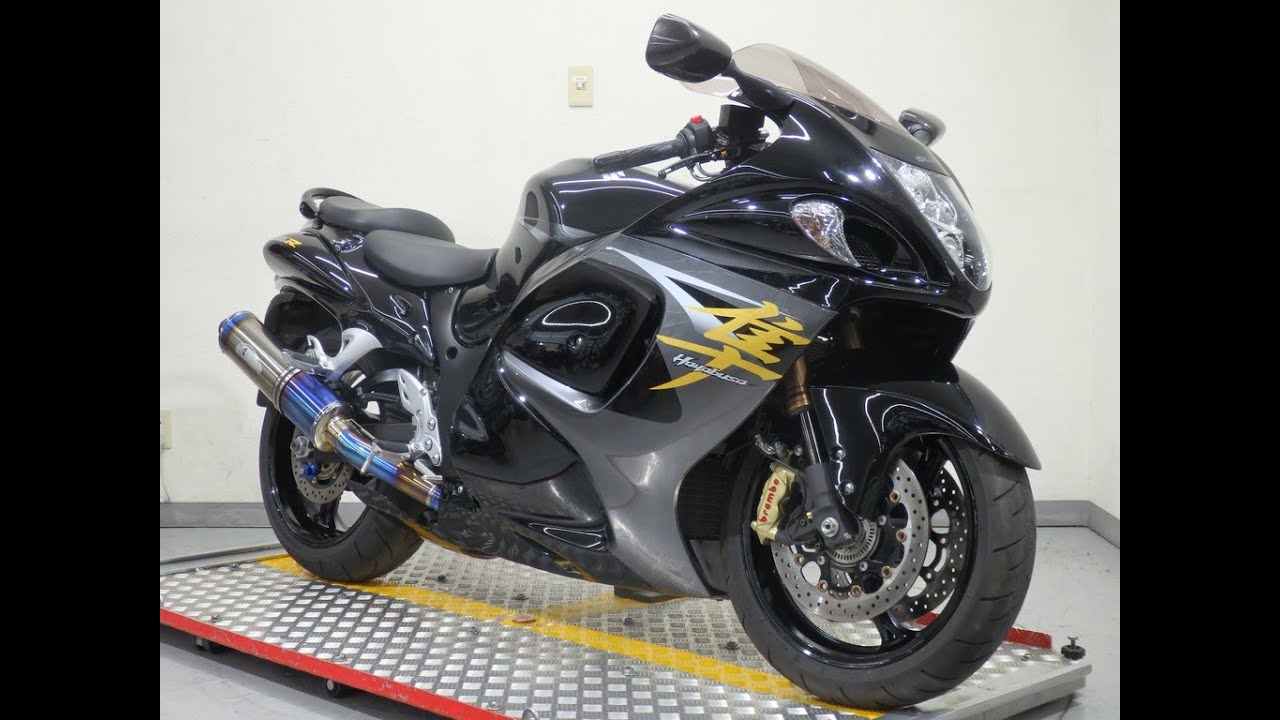 41842 SUZUKI ハヤブサ K-FACTORY Exhaust Sound / Walk Around - YouTube