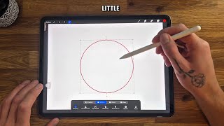 how to draw INSIDE THE LINES in Procreate! (In 24 seconds)