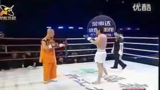 Отмороженный Шаолинь Монах против Бойцов MMA!