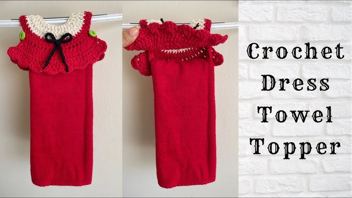 How to Crochet Hanging Kitchen Towel - Naztazia ®