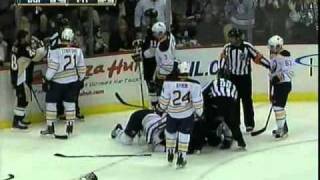 Matt Cooke cheapshots Steve Montador