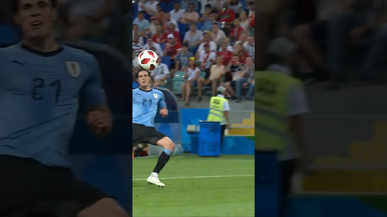 Cavani Curler Knocks Out Portugal #shorts #cavani #uruguay