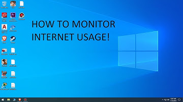 HOW TO MONITOR INTERNET DATA USAGE ASAP! | USING SOFTWARE