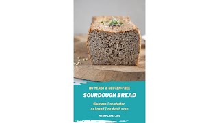 No Yeast Gluten-Free Bread with Buckwheat and Quinoa