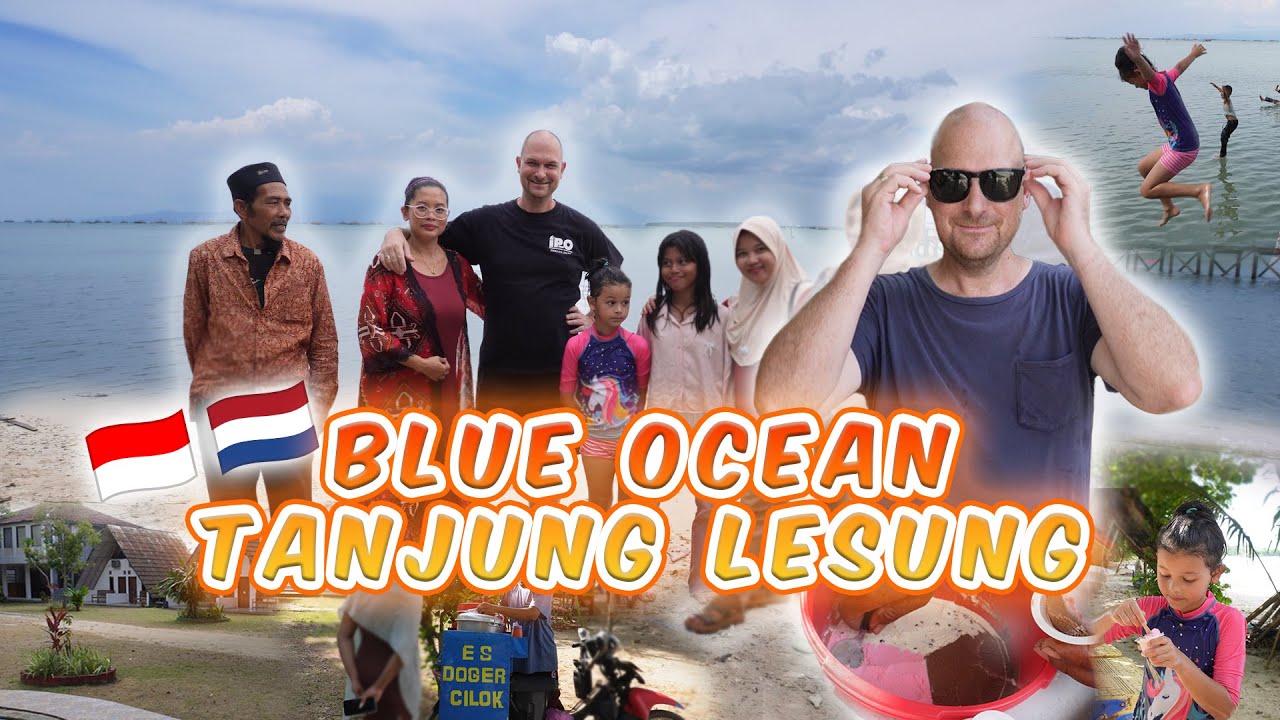 INI DIA PANTAI PRIBADI KAMI !! :) | 🇮🇩 🇳🇱 Bapak bule liburan ke pantai Bule Ocean Tanjung Lesung :)
