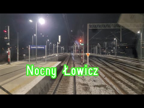 [ CabView nocne ] Nocny przejazd przez Łowicz
