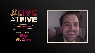 Broadway.com #LiveatFive: Home Edition with Rob McClure of MRS. DOUBTFIRE