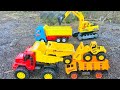 Wow!Amazing Dump truck2022,smart boy transport land by excavator,truck|លេងឡានដឹកដីថ្មីៗ|SC MiniTruck