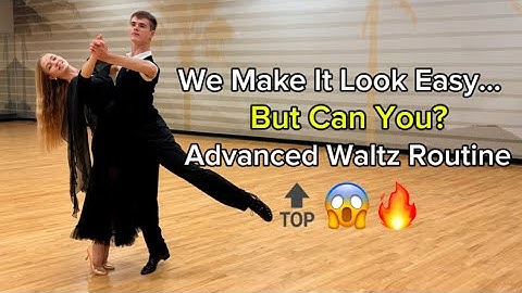 ADVANCED — BUT ELEGANT WALTZ ROUTINE + Figure Names & Timing
