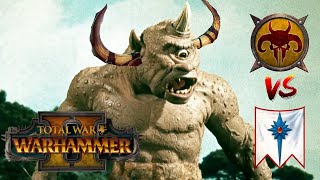OLD ONE EYE THE CYGOR - Beastmen vs High Elves | Total War Warhammer 2