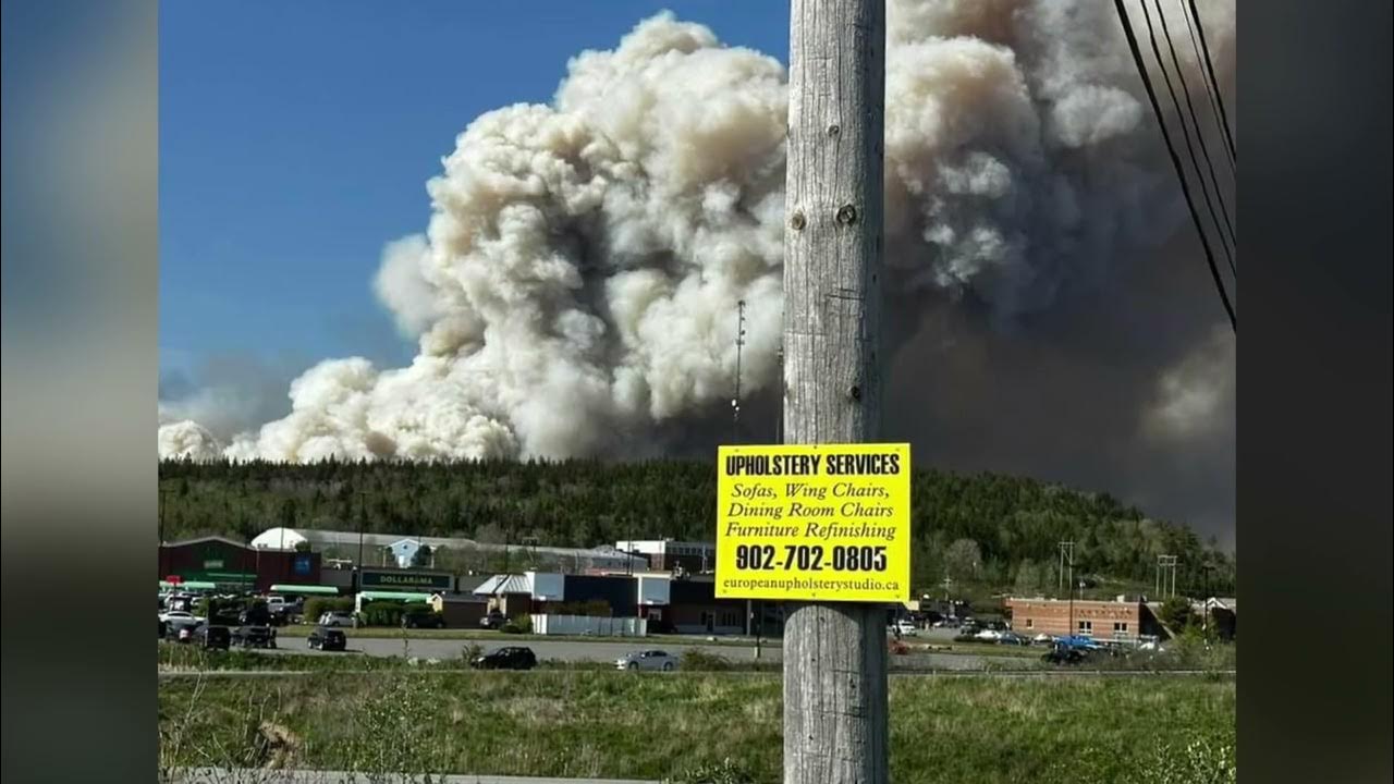 Photos of current fire started in Tantallon Nova Scotia YouTube
