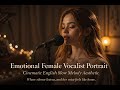 Emotional Female Vocalist Portrait | Cinematic English Slow Melody Aesthetic