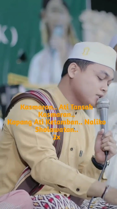 Gandrung nabi - kasmaran|kidung e jagad #sholawat #hadroh #liriksholawat #majelisazzahir #shorts