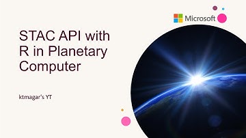 STAC API with R in Planetary Computer