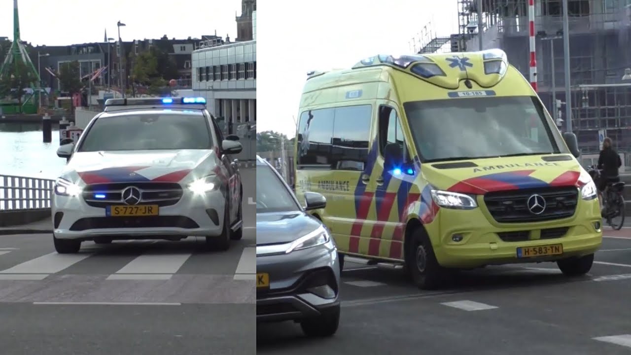 P1/A1 meerde Eenheden met spoed naar een ongeval in Alkmaar