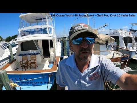 1998 Ocean Yachts 48 Super Sport - YouTube