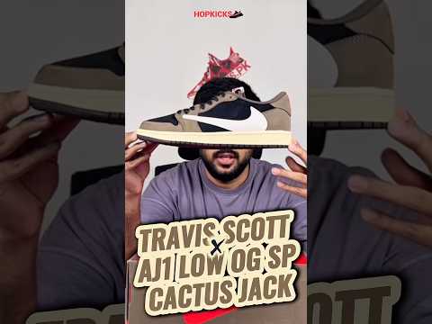 HYPED Travis Scott X AJ1 Low OG SP Cactus Jack Unboxing Review Hopkicksdotpk 