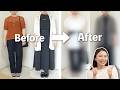 クローゼットで、こすぱっしょん #2｜手持ち服だけで何コーデ組める？