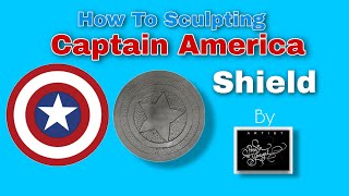 How To Make Captain America Avengers Shield by Using Shadu Clay। Very easy Tutorial