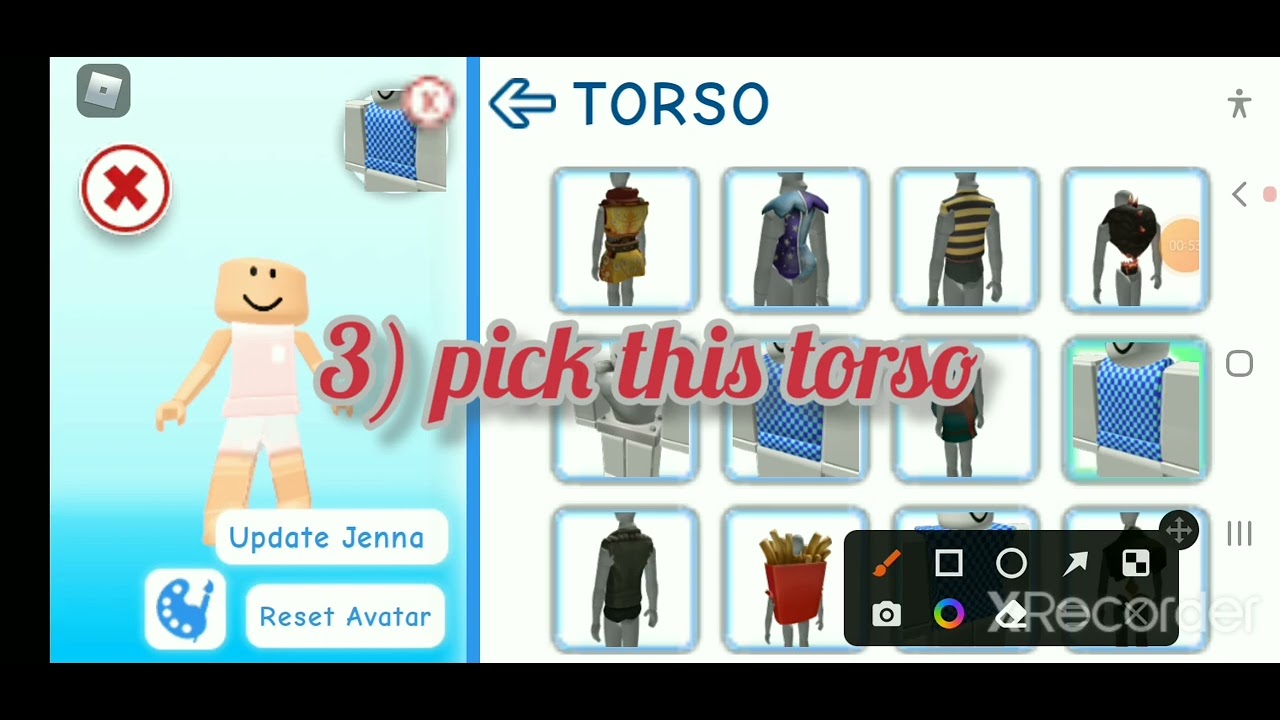 How To Make A Blocky Avatar For Girls! Roblox KallMehTishy YouTube