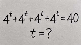Solve for t in this Nice Algebra Equation | Math Olympiad Mathematics | Update