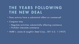 Constitutional Law tutorial: Commerce Clause and Modern Doctrine | quimbee.com