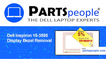 Dell Inspiron 15-3595 (P75F012) Display Bezel How-To Video Tutorial