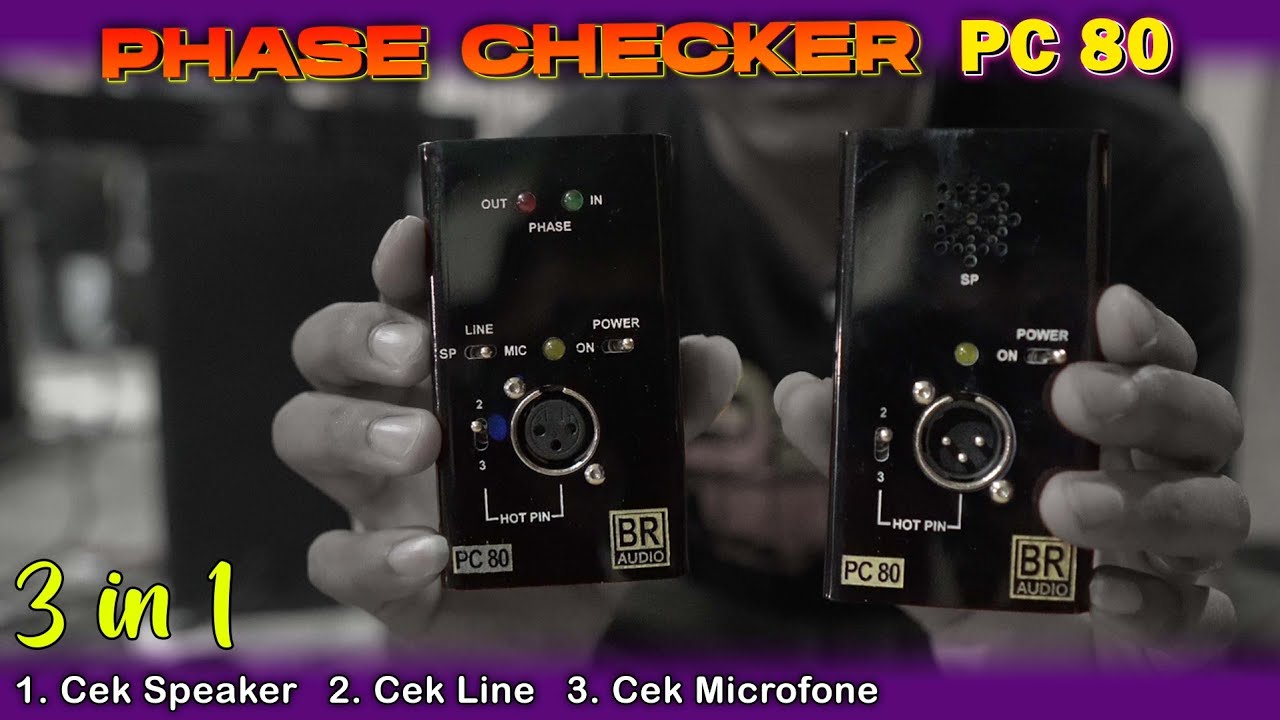 PHASE CHECKER PC 1 PC218 Phase Checker Detector Audio Speaker