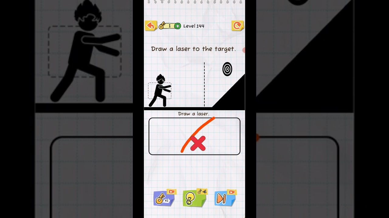 Draw 2 Save: Stickman Puzzle Level 144 Gameplay Android IOS