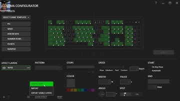 Little tutorial for Razer Chroma configurator.